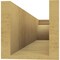 Ekena Millwork 6in. W x 6in. H x 28in. L Yorktown Woodgrain TimberThane Rafter Tail, Primed Tan RFTUR06X06X28YORRCPR - alternate 6